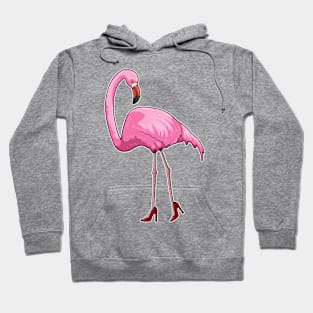 Flamingo with High heels Hoodie